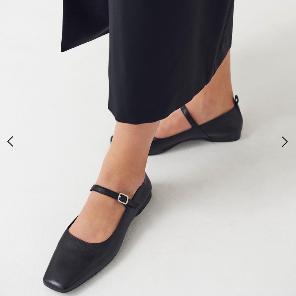 Vagabond Delia black square toe Mary Janes size 9 EU 40